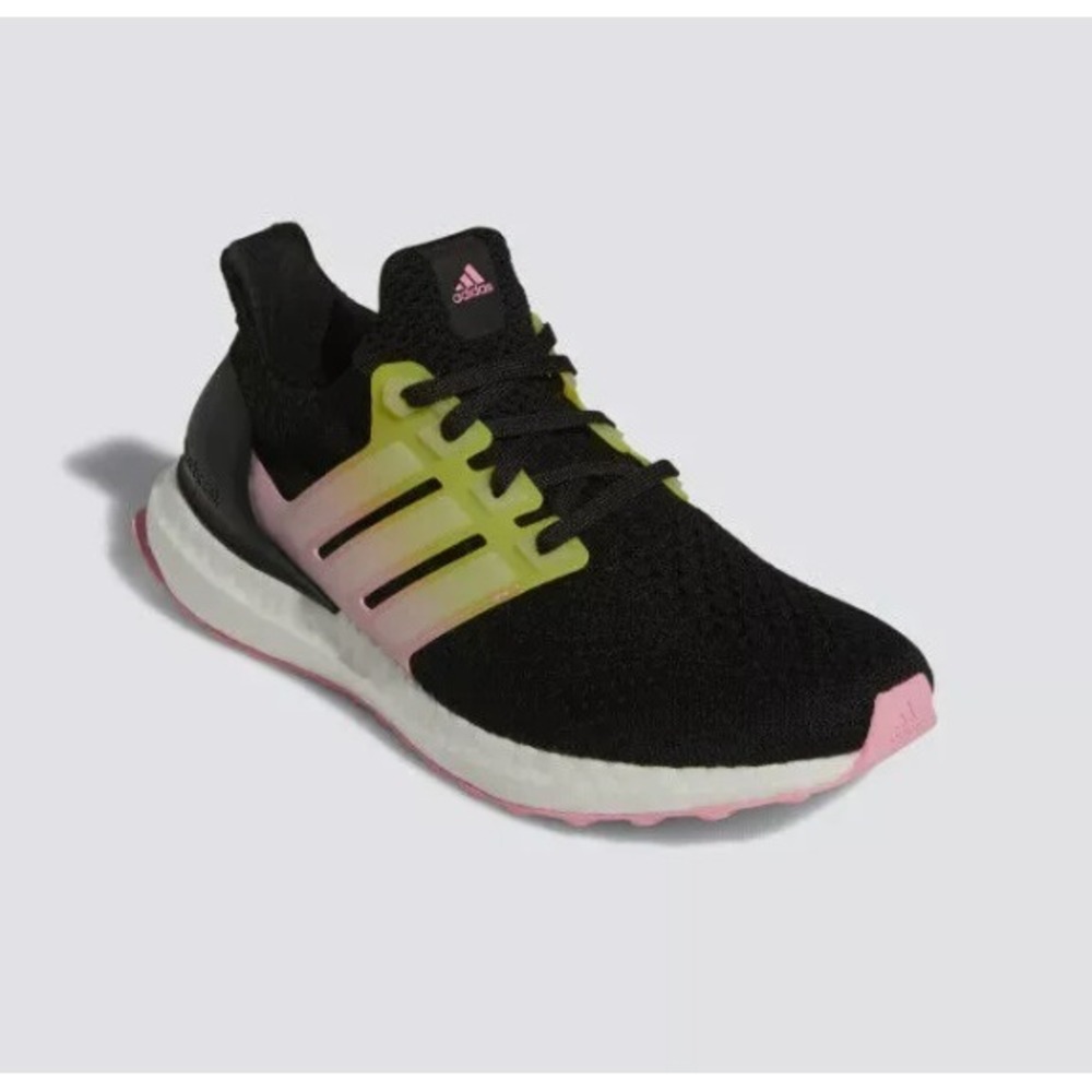 adidas® (Women's 10.5 M) Ultraboost™ 5.0 DNA Running Shoes, Core Black/Beam Pink